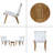 Outdoor 3-Piece Wood Patio Seating Set-330232093