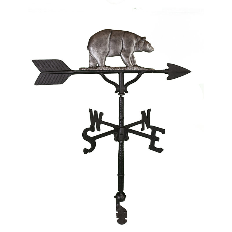 Bear Weathervane, Swedish Iron