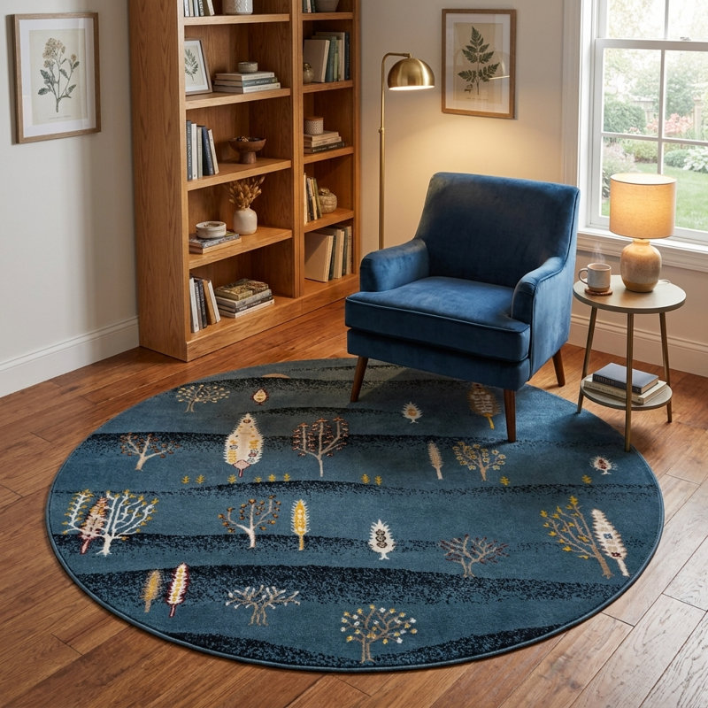 Tapis Bursa Botkins, Rond 5 pi 3 po