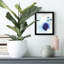 «Spare Blue I», reproduction encadrée de qualité supérieure - prête à être accrochée-88103528-98029987-88103527