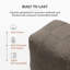 Repose-pieds rembourré 20 "Marta Grid Marta-117292674