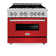 ZLINE 36 in. Legacy Dual Fuel Range w/ 6 Burner Cooktop & Electric Oven w/ Door