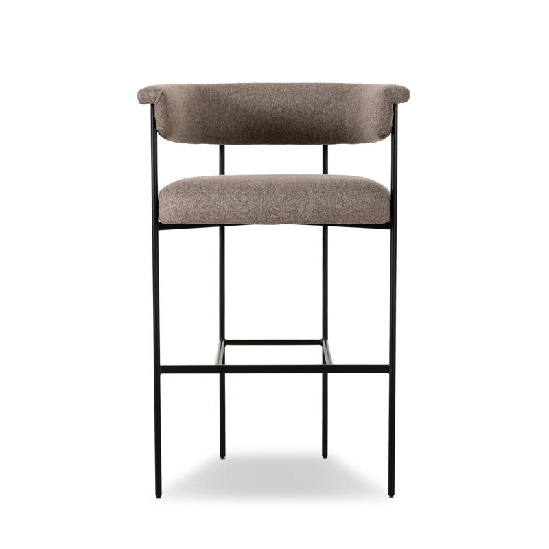 Grayson Counter and Bar Stool, Orly Natural Polyester, Solid, Bar Stool (30.5" Seat Height)