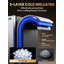 15 po Coolski Coolski Machine à glaçons 100 lb / 24 h commerciale, noire, autonettoyante
