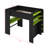 Full Size Gamer Loft Bed With Height-Adjustable Desk,Wardrobe And RGB Light-118612921