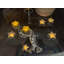Ensemble de 10 photophores étoiles dorées, 2 tailles, photophores célestes pour décoration de table de mariage, Diwali et automne