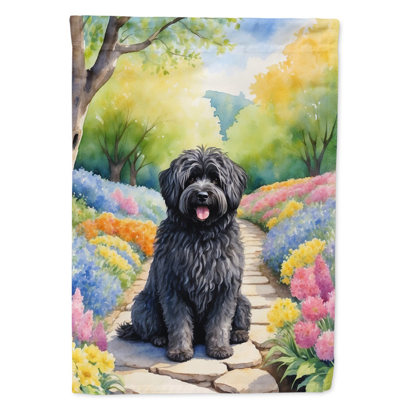 Drapeau de jardin en polyester à double face H 15,5 po x l 11,25 po Kerner