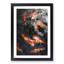 Carp and Koi Fish in Abstract - Picture Frame Painting Print-55514030-55514029