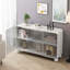 Armoire de rangement en verre 47,25 po du sol au plafond pour la cuisine, le salon et la salle de bain-1163853059