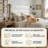 Linen Upholstered Wall-Mounted Headboard With Adjustable Height, Cream-1626855945-1626855947