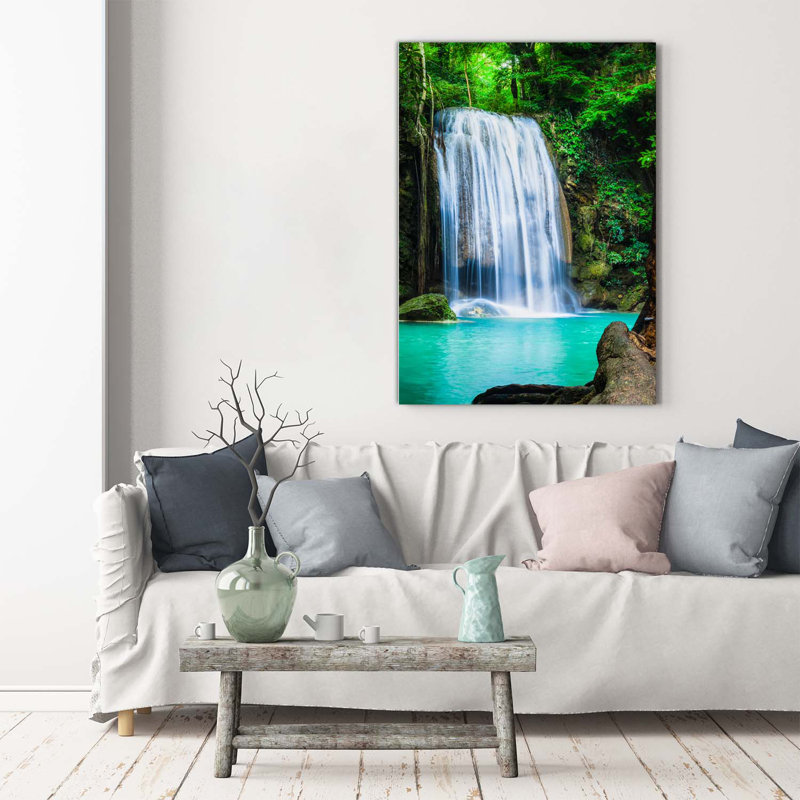 Waterfall - Wrapped Canvas Print