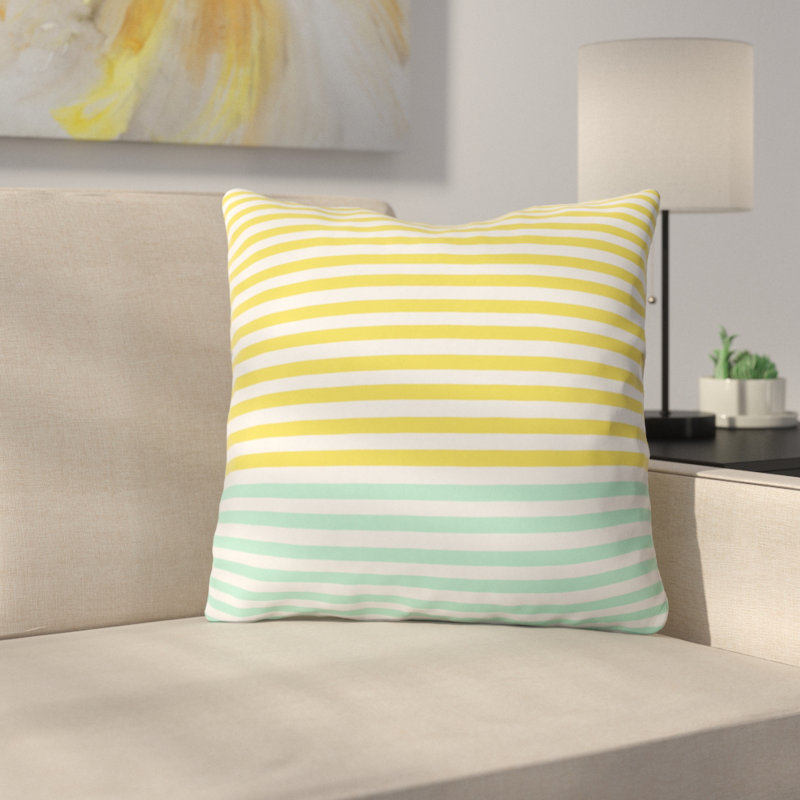 Stripes Throw Pillow, 16" x 16"