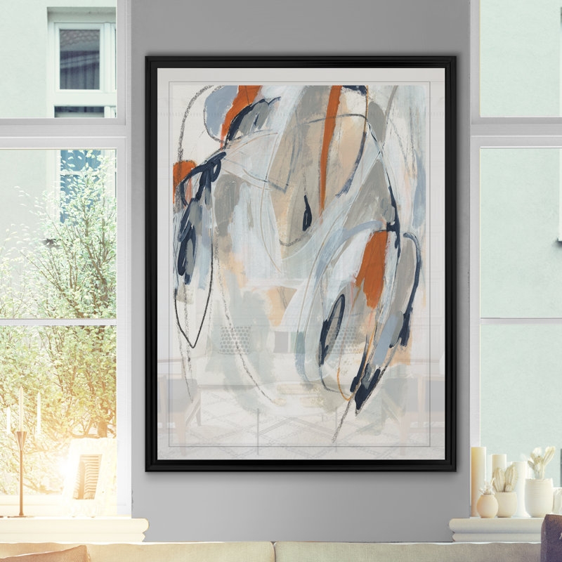 «Obfuscation I», reproduction sur toile, H 30,5 po x l 42,5 po, Impression encadrée, Noir