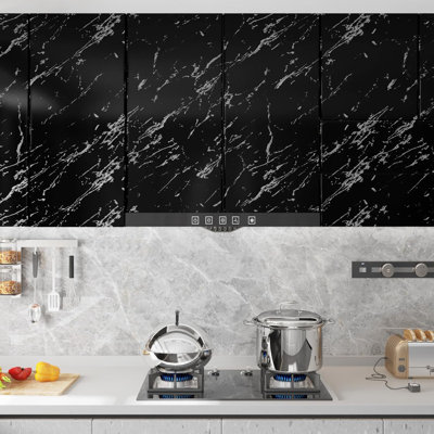 15.7" X 393.7" Marble Peel And Stick Wallpaper, Removable Vinyl Contact Paper For Walls, Cabinets, Countertops
