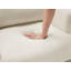 Chaise d'appoint contemporaine avec cadre en contreplaqué de tissu d'ameublement et cadre en contreplaqué beige-2002932096