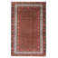 Tapis brun foncé Teimani 3 pi 11 po x 6 pi 2 po