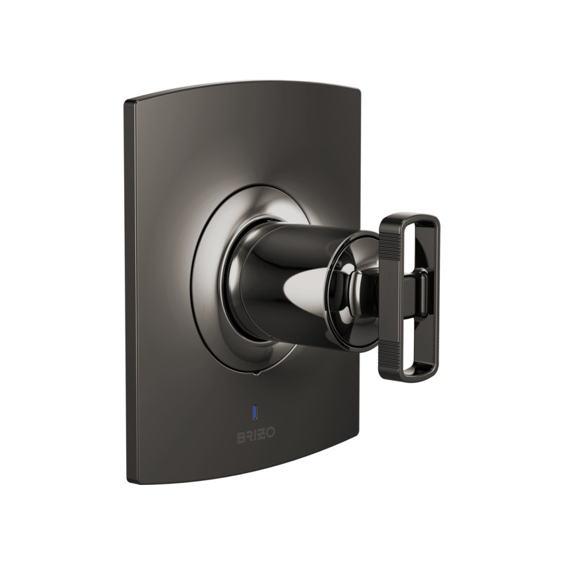 Kintsu® Pressure Balance Valve Trim, Knob, Brilliance Black Onyx