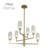 June 6 - Light Iron Dimmable Sputnik Chandelier