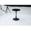 Table de salle à manger ronde, table de salle à manger moderne, table de salle à manger, plateau de table en panneau de fibres à densité moyenne et base mate en fer peint par pulvérisation, table de salle à manger ovale, table basse Mid-Century pour le salon 24 pouces, cuisine à domicile, petits espaces-133473253-133473251