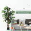 120 cm H Faux Fiddle Leaf Fig Tree Plant in Plastic Pot