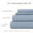 Linen Bamboo-Blend Breathable Luxury Bed Sheet Set-69986400-69986398