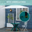 Outdoor Bistro Table , 36.82 " W 37 " D