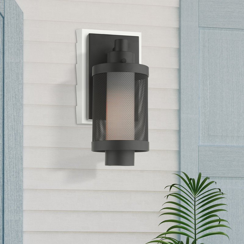 Latern 12 "H 12", Noir texturé, H 12 po x l 5 po x P 5,75 po
