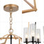 Lustre géométrique à 4 lumières Doly
