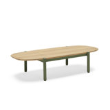 Oval Teak Outdoor Coffee Table