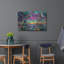 Art mural en métal Winston Porter «Starry Night Over Paris» par Dean Russo-1467980154