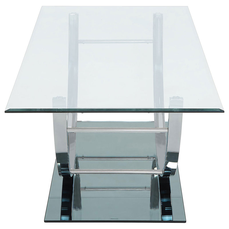 Acelynn Glass Top Coffee Table