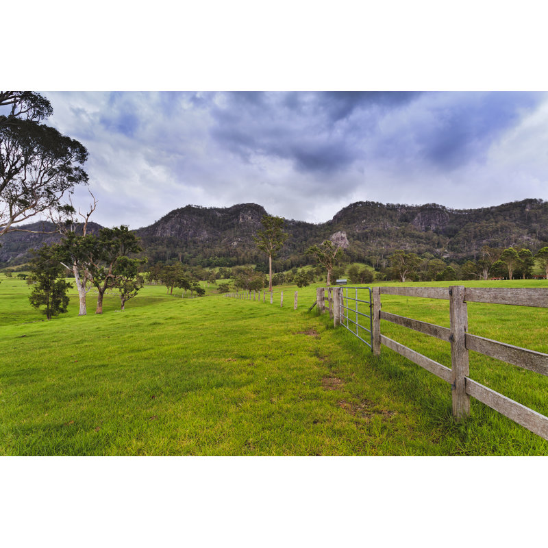 Gloucester Fence Ridge 1 Piece Wrapped Canvas Wall Art, 30cm H x 46cm W x 3.8cm D