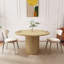 Cuji 47'' Round Pedestal Dining Table-1615695843