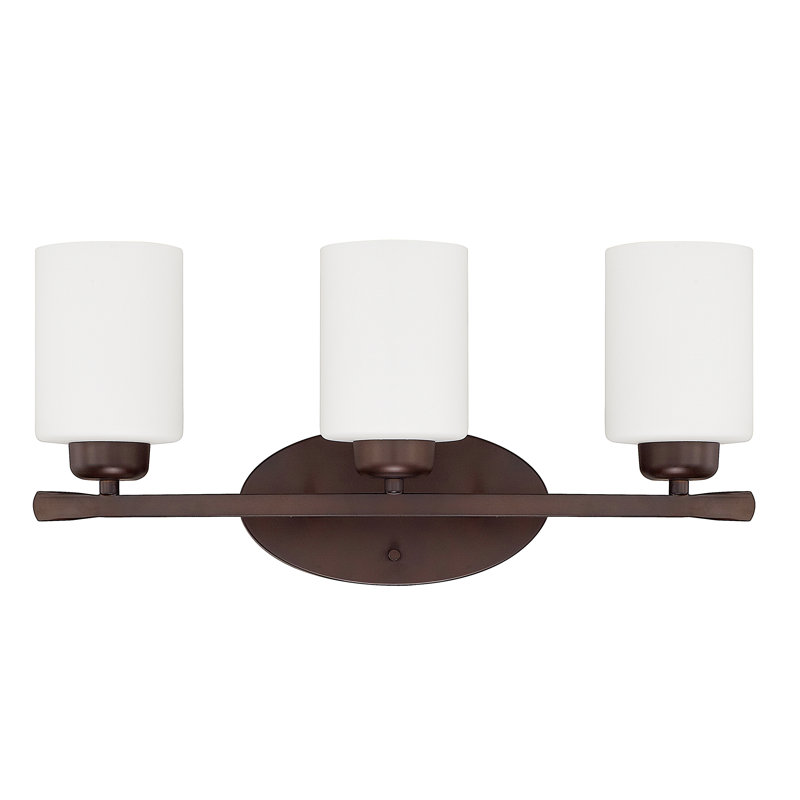 Bryker Woods Dimmable Vanity Light, Bronze, 3