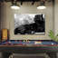«Black Panther» monochrome sur toile-1894374890