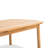 Solid Wood Oval Patio Coffee Table