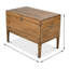 Solid Wood End Table