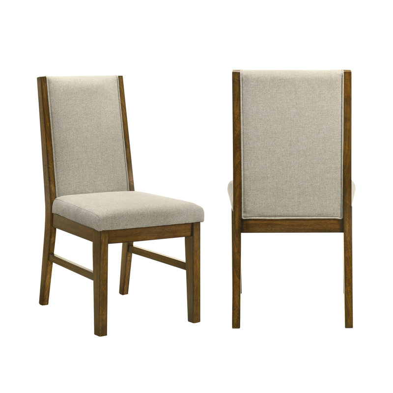 Mobilier de salle à manger moderne en bois capitonné 2 pièces