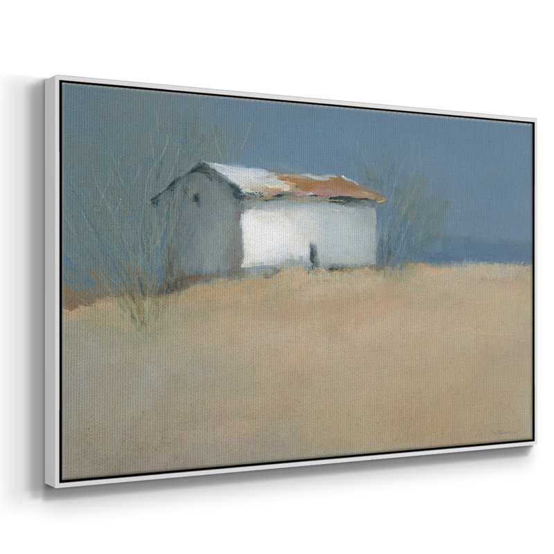 Old Homestead, reproduction d'art sur toile, H 27 po x l 41 po x P 2 po, Blanc
