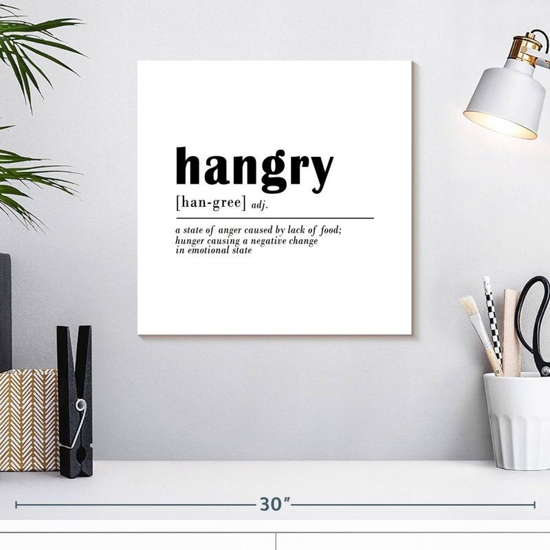 Tergel Hangry, 16" H x 16" W
