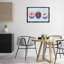 «Three Donuts Trio», toile flottante brune encadrée par Wild Apple-964060365-964060368