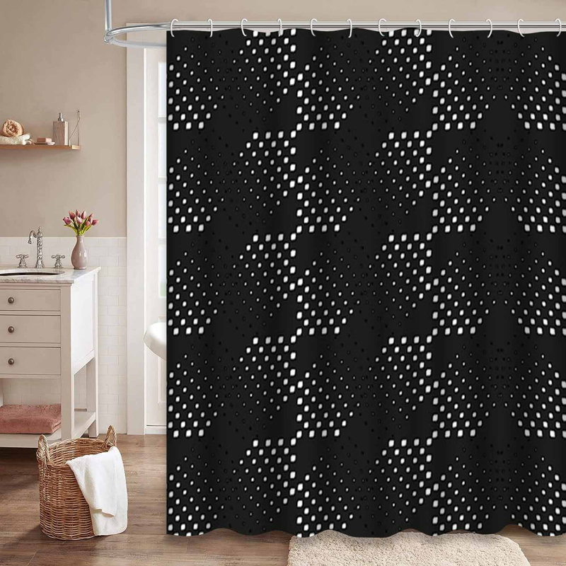 Rideau de douche Diagonal, L 72 po x l 84 po
