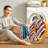 Print Reversible Throw Pillow