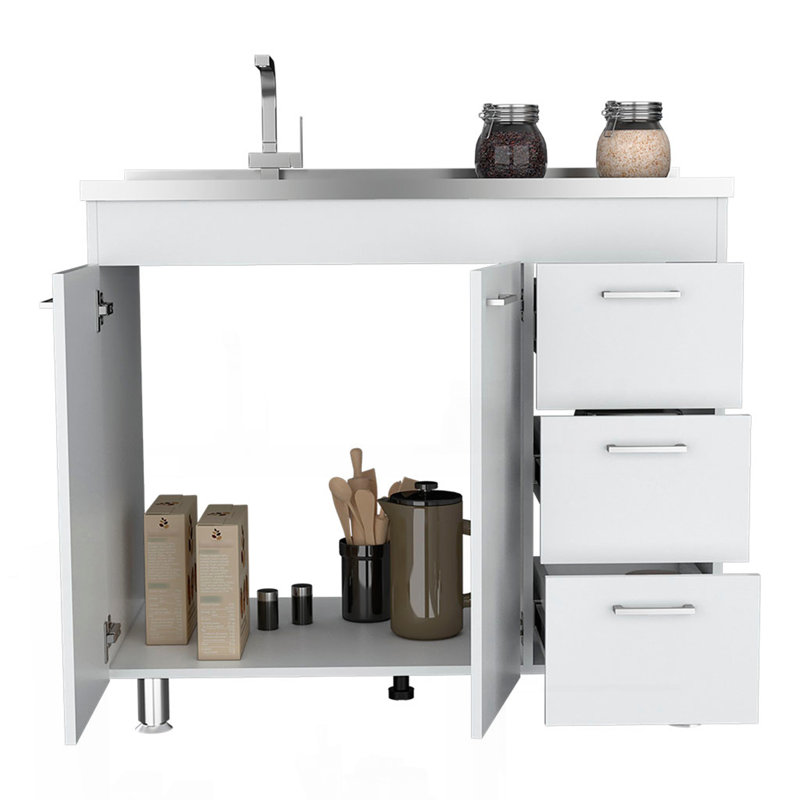Évier utilitaire Kisco, cuisine, blanc