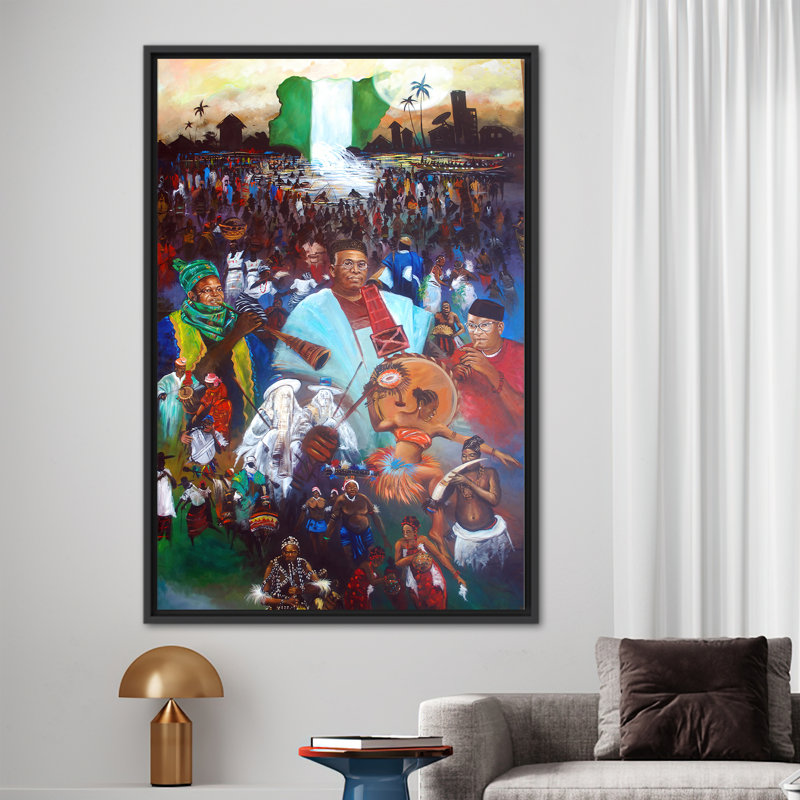 Print on Canvas, Black Floater Framed, 30 cm H x 20 cm W