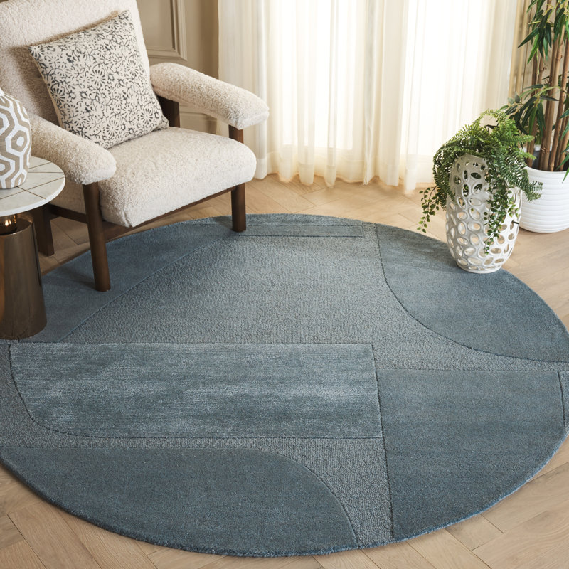 Tapis bleu Fifth Avenue 252, Rond 6 pi