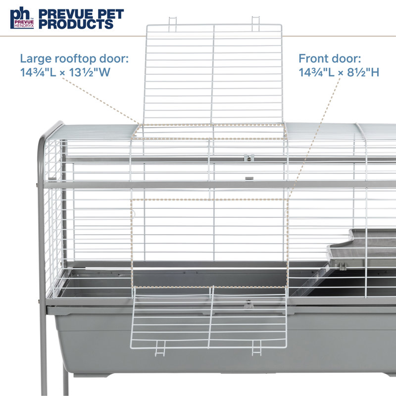 Bressler Small Animal Cage, Grey