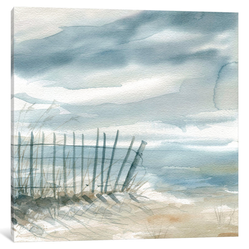 «Subtle Mist I» par Carol Robinson - Estampe numérique sur toile tendue avec châssis, H 12 po x l 12 po x P 0,75 po