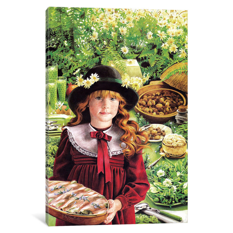 « di lasagne luppolo e noci », reproduction d’art sur toile tendue, H 40 po x l 26 po x P 1,5 po