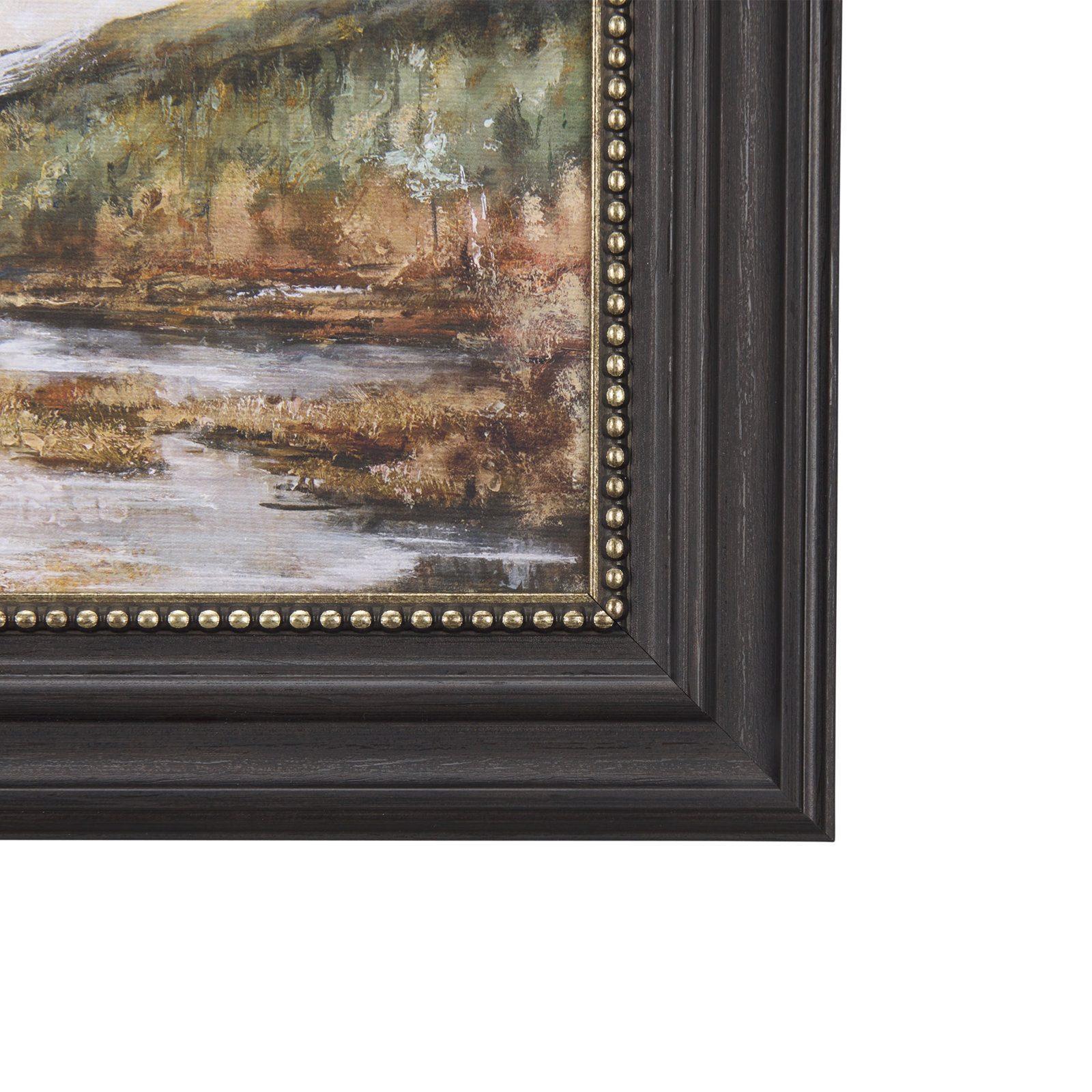 Sea View Hand-Embellished Print by Natali